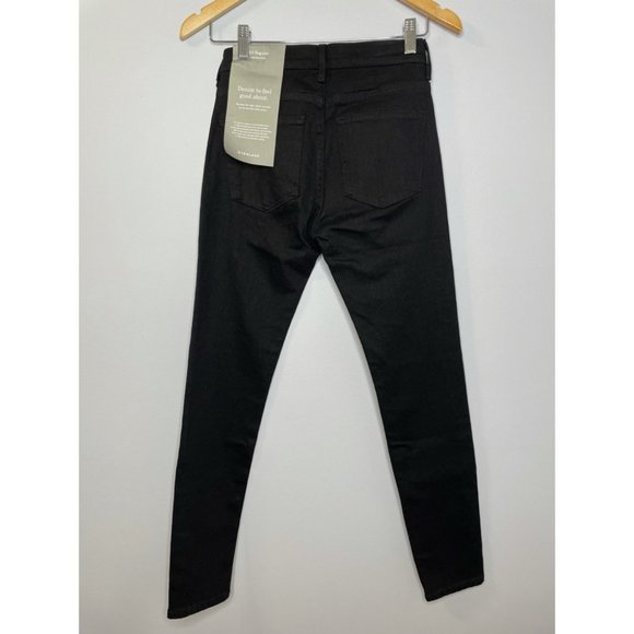 Everlane The Mid-Rise Skinny Jean Black - Picture 3 of 10